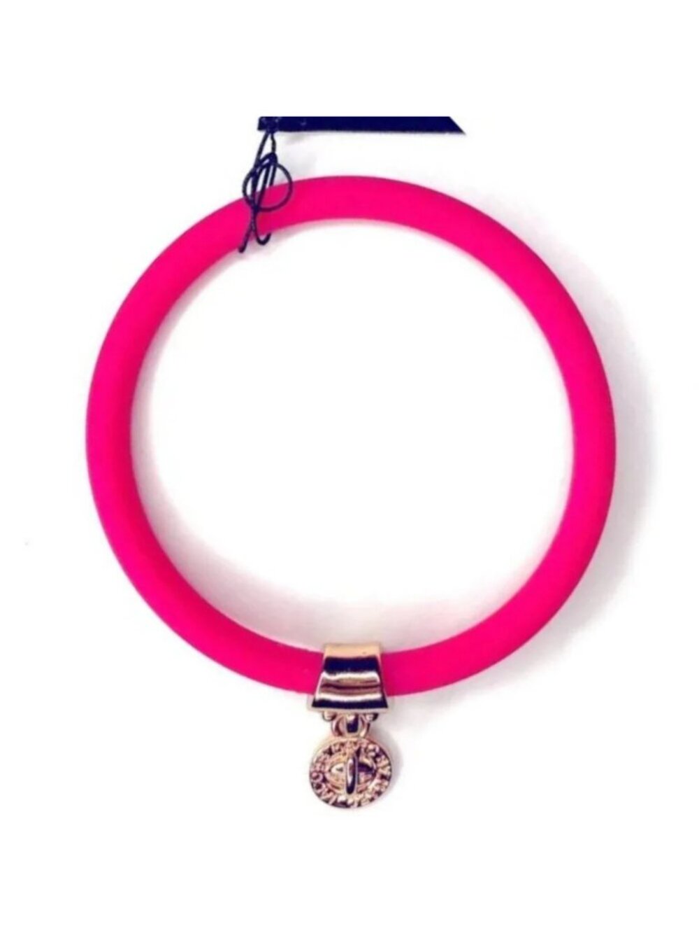 Marc by Marc Jacobs Silicone Stretch Bracelet Knockout Pink NWT
